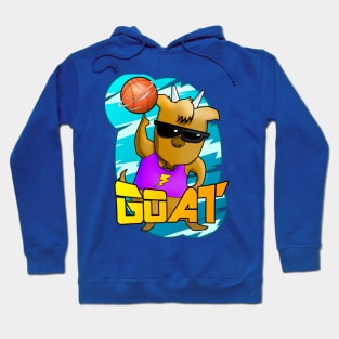 21 Greatest of All Time GOAT Cartoon Design Hoodie